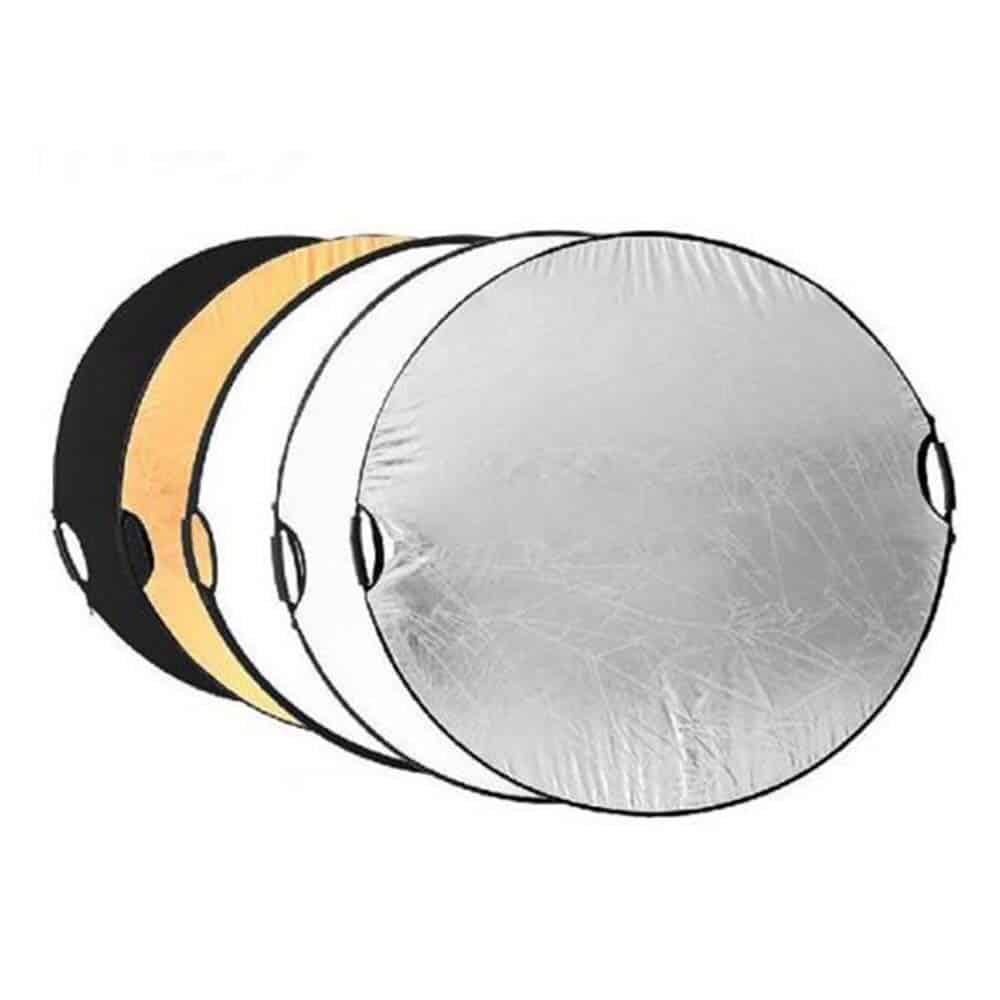 Reflector 5in1 Circle 110cm Black, Silver, White, Gold and diffuser Reflector 5in1 Circle 110cm Black, Silver, White, Gold and diffuser